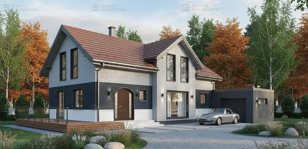 Проект Одноэтажный дом 19 на 11, 138 м2