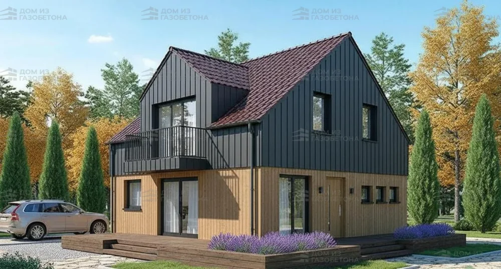 Проект Двухэтажный дом 6 на 13, 106 м2