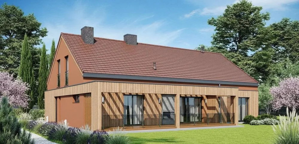 Проект Одноэтажный дом 17 на 12, 132 м2