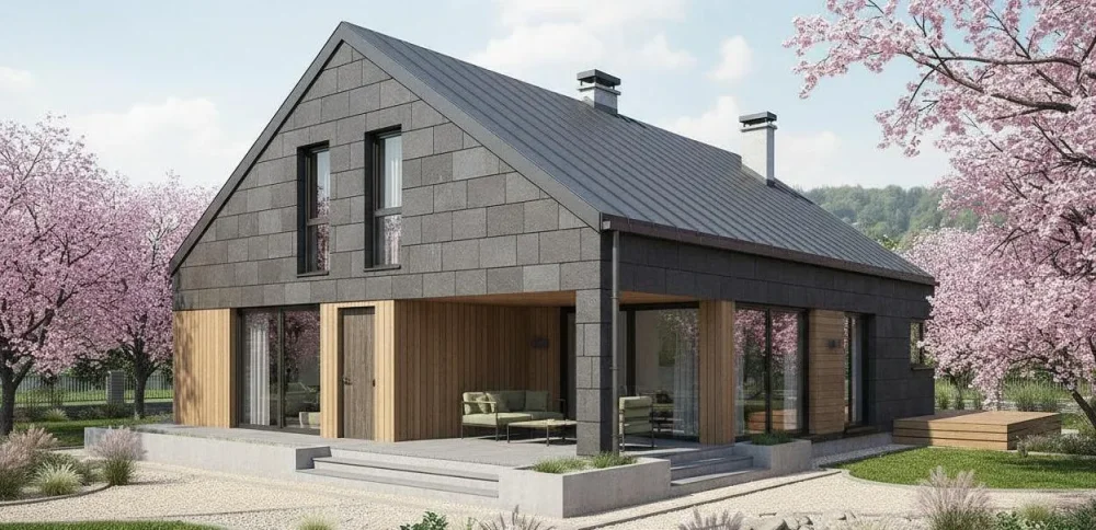 Проект Одноэтажный дом 10 на 22, 146 м2