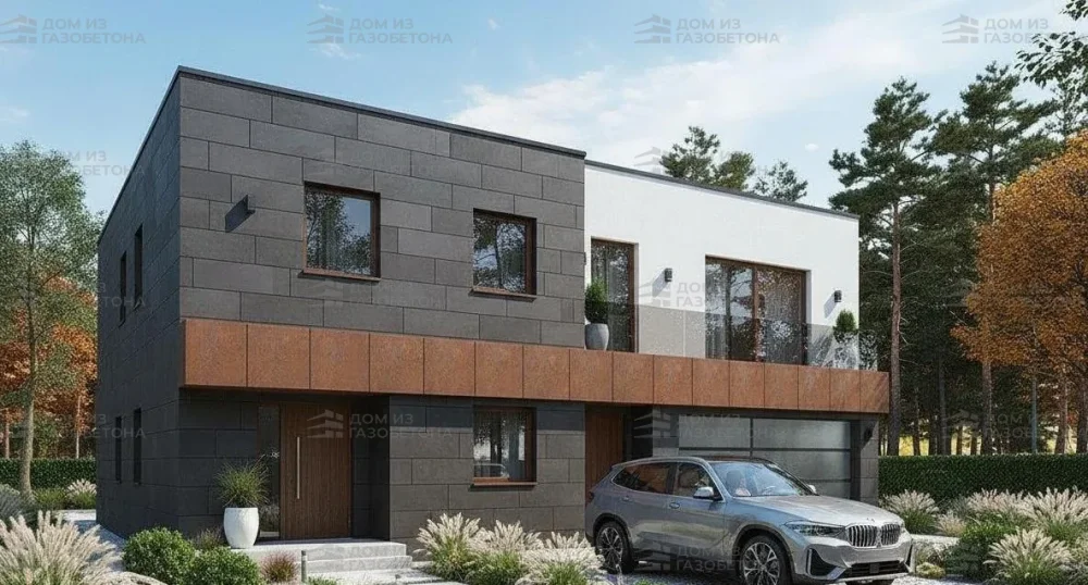 Проект Двухэтажный дом 7 на 14, 131 м2