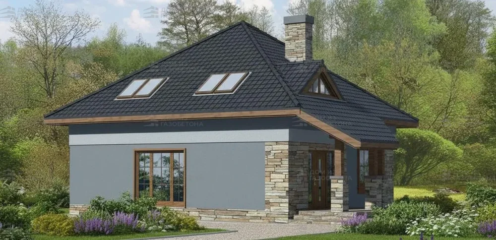 Проект Двухэтажный дом 13 на 10, 140 м2