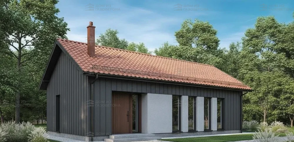 Проект Одноэтажный дом 18 на 11, 138 м2