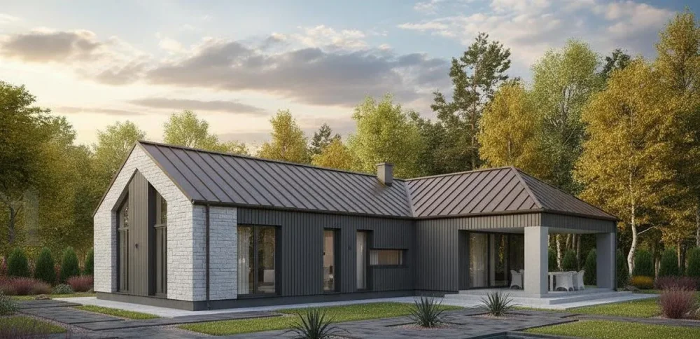 Проект Двухэтажный дом 18 на 20, 194 м2