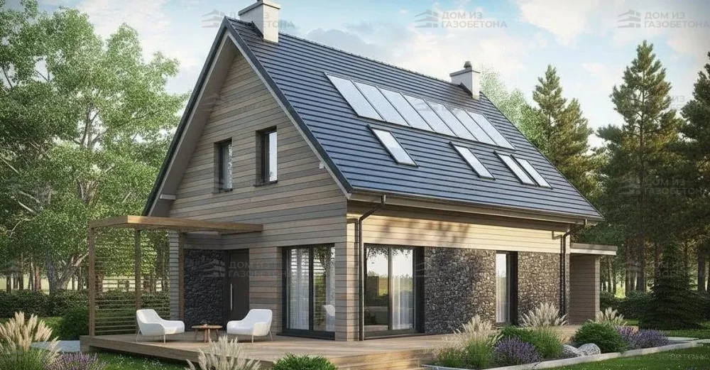 Проект Двухэтажный дом 16 на 13, 160 м2